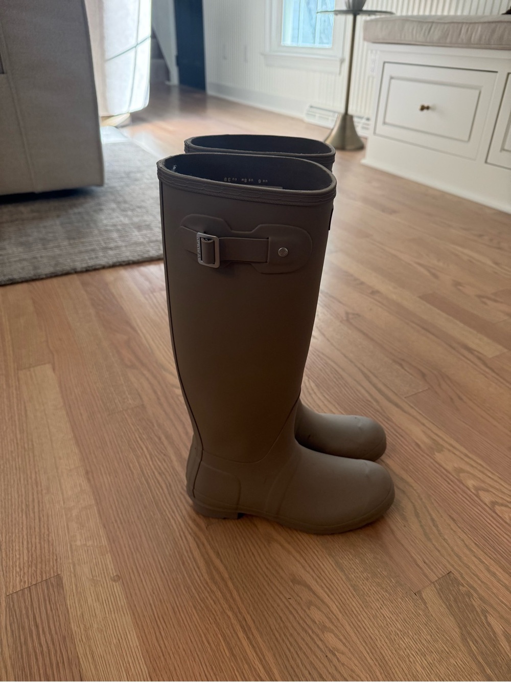 Hunter Tall Rain Boots in Gray